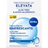 Nivea Crema Giorno Rinfrescante Idratante SPF 30 con Aloe Vera e Acido Ialuronico per Pelle Normale 50 ml