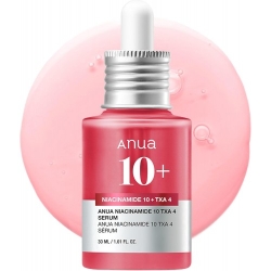 Anua Niacinamide 10 + TXA 4 Serum  Siero Viso Adatto per Macchie Scure 30 ml