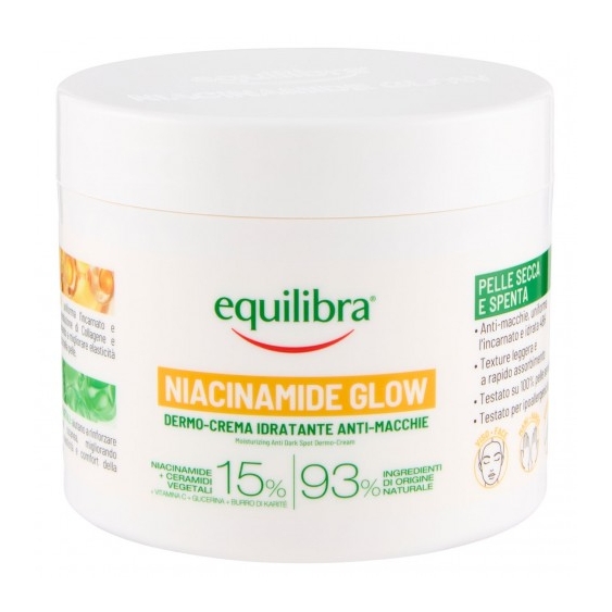 Equilibra Niacinamide Glow - Dermo-crema Idratante Anti-macchie 400 ml