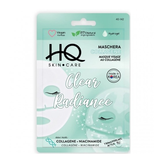 Hq Clear Radiance - Maschera Al Collagene Idratante Rimpolpante e Illuminante 25 ml