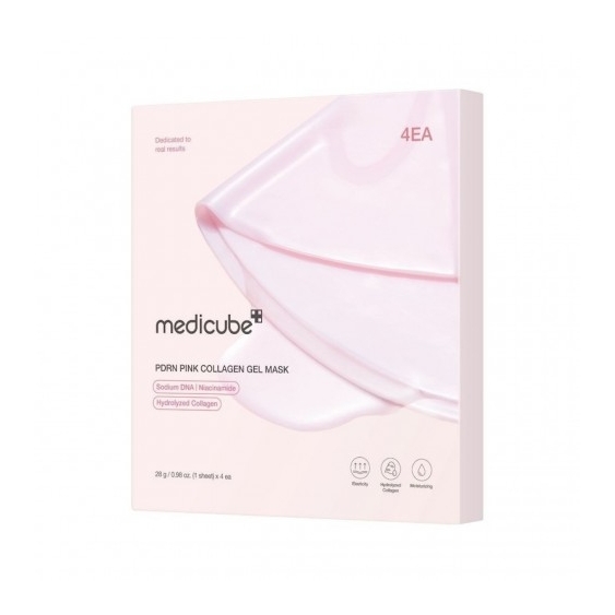 Medicube Pdrn Pink Collagen Gel Mask - Maschera Viso Rigenerante Rimpolpante