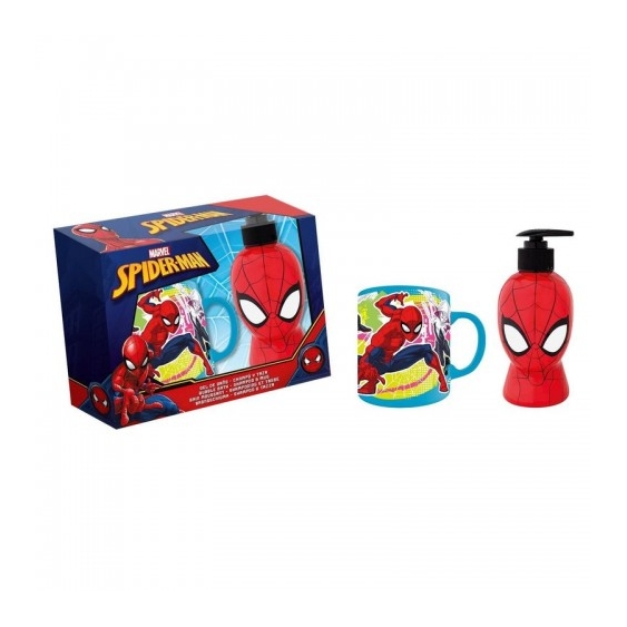 Marvel Spider-Man - Bagnoschiuma 3D 300 Ml + Tazza Personalizzata