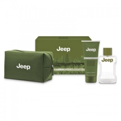 Jeep Adventure For Men - Eau De Toilette Uomo 100 Ml + Shampoo & Shower Gel 200 Ml + Beauty Case
