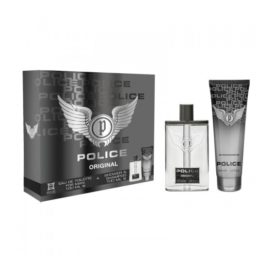 Police Original - Eau De Toilette Uomo 100 Ml + Original Shower & Shampoo 100 Ml