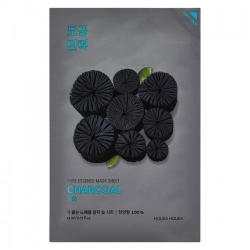 Holika Holika Charcoal Pure Essence Mask Sheet - Maschera Purificante Al Carbone 23 Ml