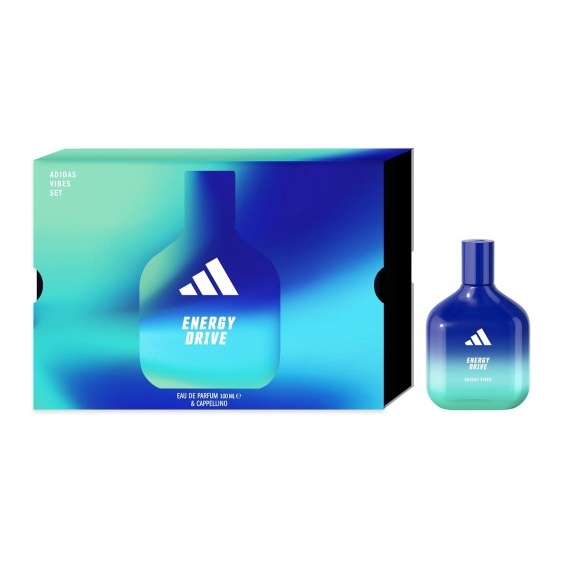 Adidas Vibes Energy Drive - Eau De Parfum 100 Ml + Cappellino Verde Pastello