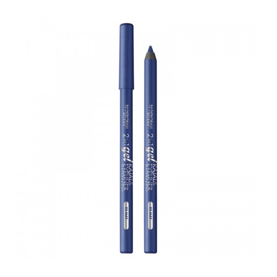 Deborah 2In1 Gel Kajal & Eyeliner - Matita Occhi N. 02 Mat Blue