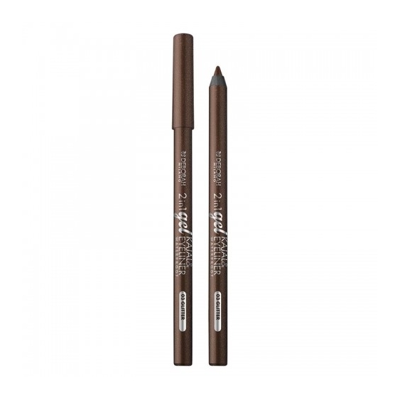 Deborah 2In1 Gel Kajal & Eyeliner - Matita Occhi N. 03 Glitter Brown