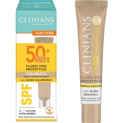 Clarins Crema solare Spf50+ Fluido Viso Protettivo Colorato 30 Ml