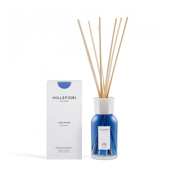Millefiori Milano Cold Water - Diffusore Di Fragranza Con Bastoncini 250 Ml