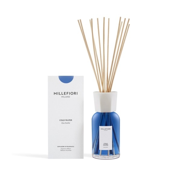 Millefiori Milano Cold Water - Diffusore Di Fragranza Con Bastoncini 500 Ml