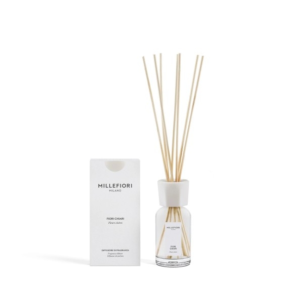 Millefiori Milano Fiori Chiari - Diffusore Di Fragranza Con Bastoncini 100 Ml