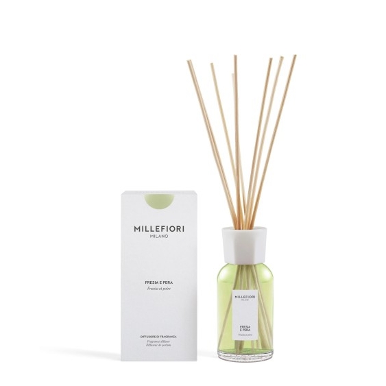 Millefiori Milano Fresia E Pera - Diffusore Di Fragranza Con Bastoncini 250 Ml