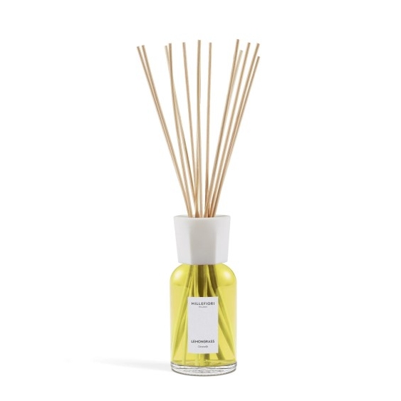 Millefiori Milano Lemongrass Citronelle - Diffusore Di Fragranza Con Bastoncini 500 Ml