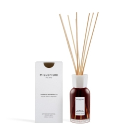Millefiori Milano Sandalo Bergamotto - Diffusore Di Fragranza Con Bastoncini 250 Ml