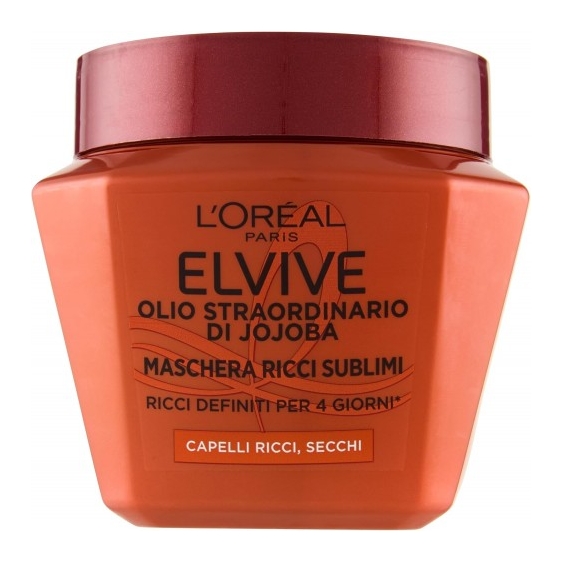 L'Oreal Paris Elvive Olio Strardinario Di Jojoba - Maschera Ricci Sublimi 300 Ml