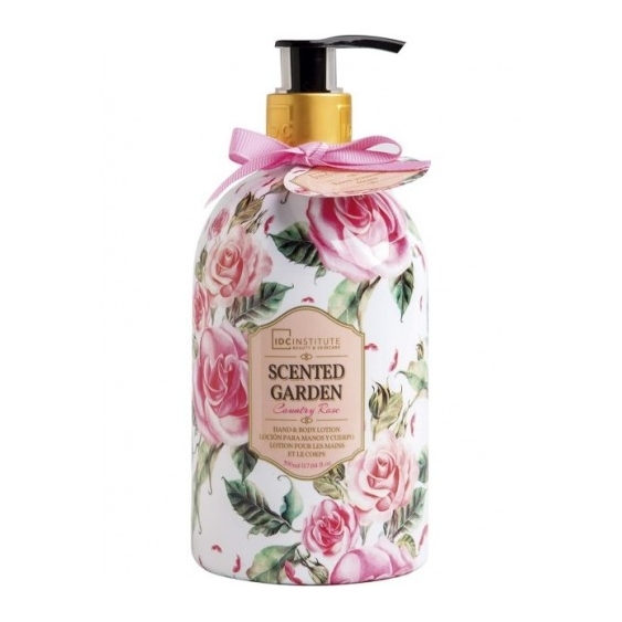 Idc Institute Scented Garden Country Rose - Lozione idratante per mani e corpo 500 ml