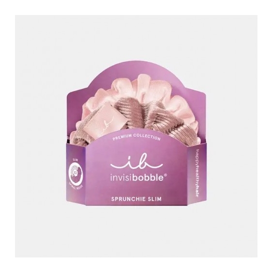 Invisibobble Sprunchie Slim Premium La Vie En Rose - Elastico Per Capelli
