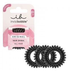 Invisibobble Original True Black - 3 Elastici Neri Per Capelli