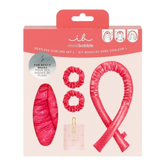 Invisibobble Heatless Curling Set L - Set Per Ricci Voluminosi E Onde Da Spiaggia