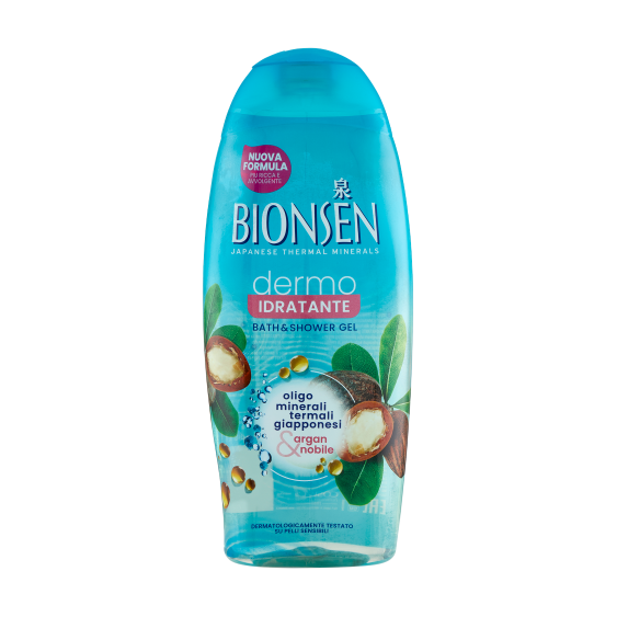 Bionsen Dermo Idratante - Bagnoschiuma Con Oligominerali Giapponesi E Olio Di Argan 650 Ml