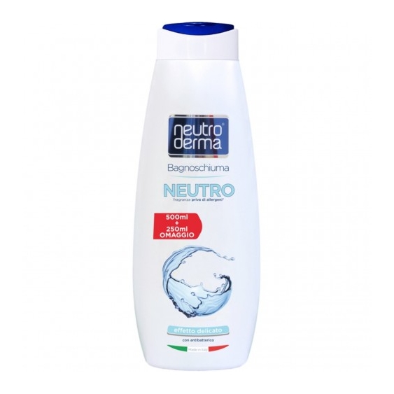 Neutroderma Neutro - Bagnoschiuma Effetto Delicato 750 Ml