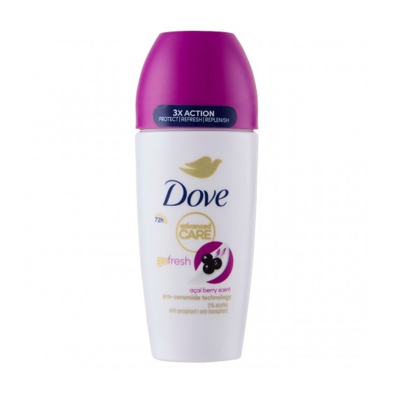 Dove Advanced Care Go Fresh Acai Berry Scent - Deodorante Anti-Perspirant Roll-On 50 Ml