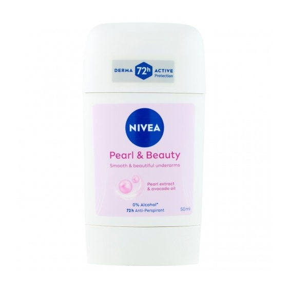 Nivea Pearl & Beauty 72H - Deodorante Anti-Traspirante Stick 50 Ml