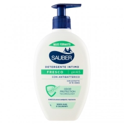 Sauber Fresco Ph 4.5 - Detergente Intimo Con Antibatterico 350 Ml