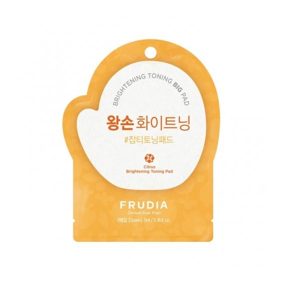 Frudia Citrus Brightening Toning Big Pad - Dischetti Esfolianti Illuminanti Antimacchia Per Il Viso