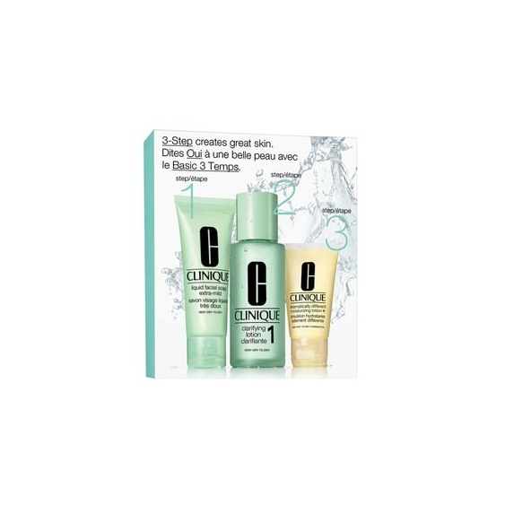 Clinique 3 Step System Intro Kit - Pelle tipo 1 Molto Arida