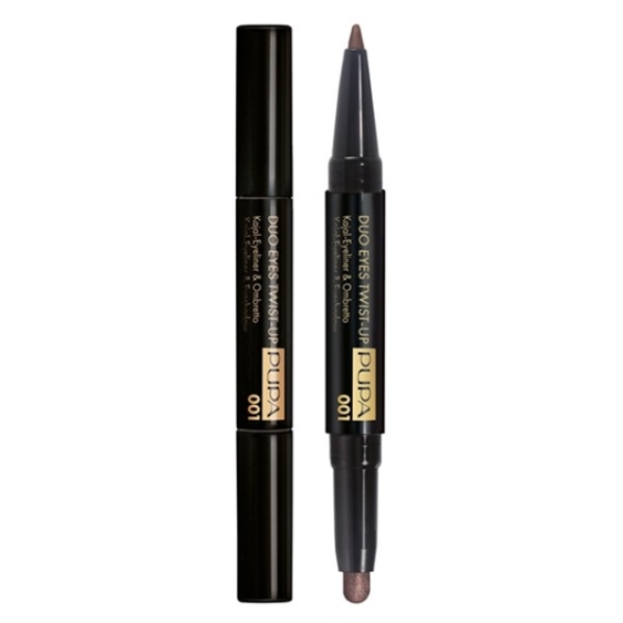 Pupa Savanna Duo Eyes Twist-Up - 002 Safari Khaki