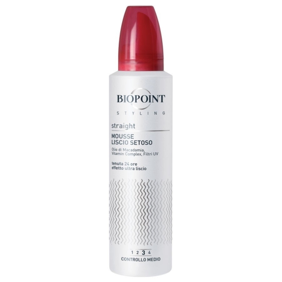 Biopoint Styling Straight Mousse Liscio Setoso 200ML