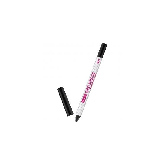 Pupa Sport Addict Liner Waterproof - 001 Powerfull Black