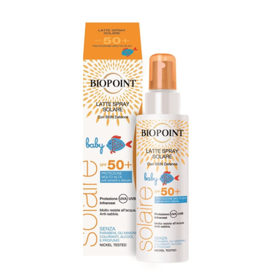 Biopoint Solaire Baby Latte Spray Solare SPF50+ 150ML