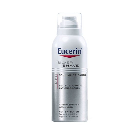 Eucerin Men Silver Shave Schiuma da Barba 150ML