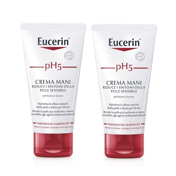 Eucerin pH5 Crema Mani 2X75ML