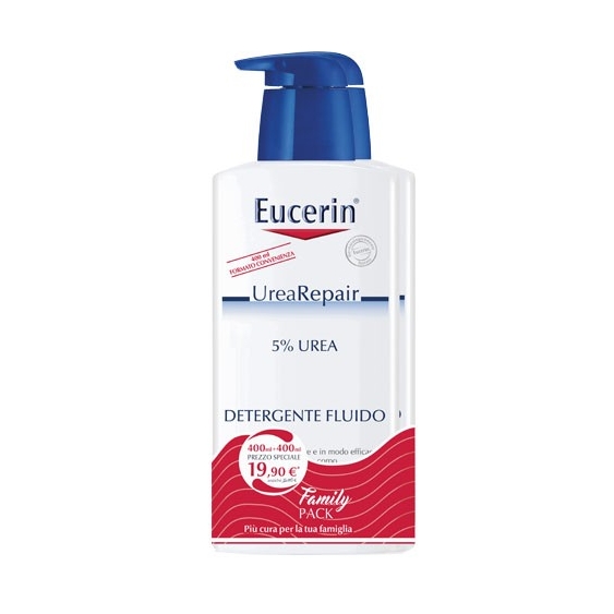Eucerin UreaRepair 5% Urea Detergente Fluido 2X400ML