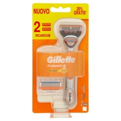 Gillette Fusion 5 Power Rasoio + 2 Ricariche