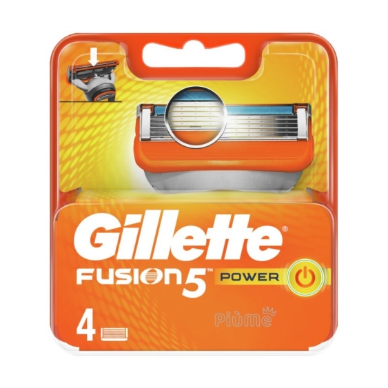 Gillette Fusion 5 Power Ricariche 4 pezzi