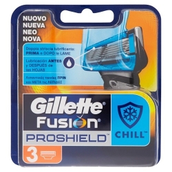 Gillette Fusion Proshield Ricariche 3 pezzi