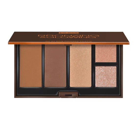 Pupa Bronzing E Glowing Palette - 003 Dark Skin