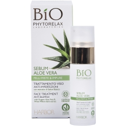Phytorelax Sebum Aloe Vera Trattamento Viso Anti-Imperfezioni 30ML