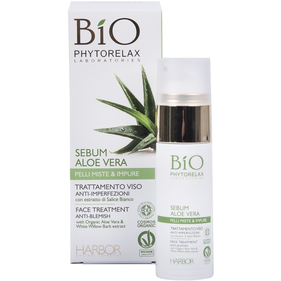 Phytorelax Sebum Aloe Vera Trattamento Viso Anti-Imperfezioni 30ML
