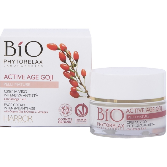 Phytorelax Active Age Goji Crema Viso Intensiva Anti-Età 50ML