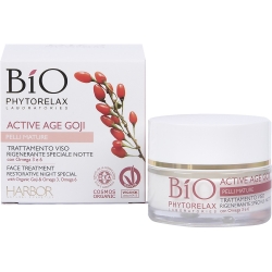 Phytorelax Active Age Goji Trattamento Viso Rigenerante Notte 50ML