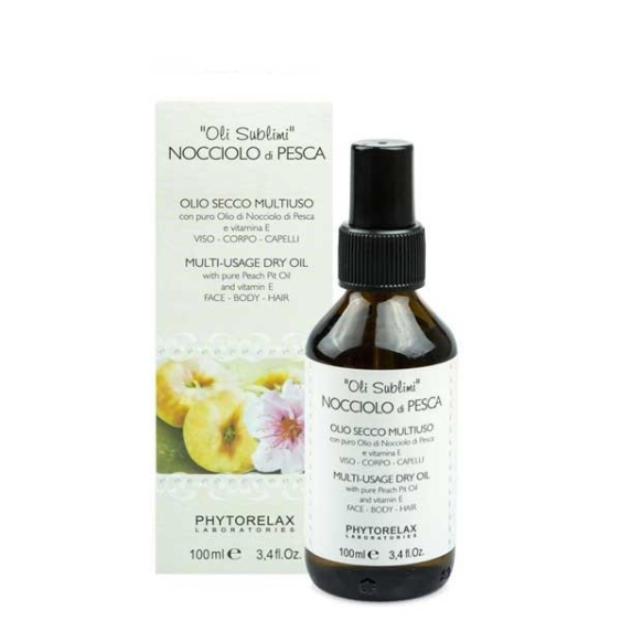 Phytorelax Oli Sublimi Olio Secco Multiuso Nocciolo di Pesca 100ML