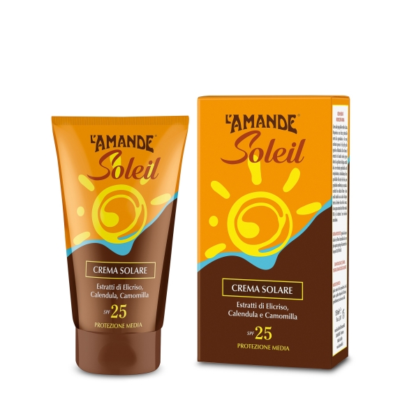 L'Amande Soleil Crema Solare SPF 25 Protezione Media 125ML