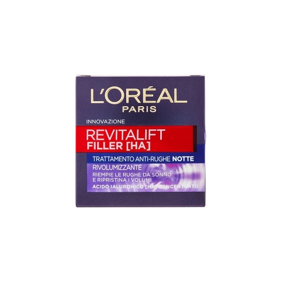 L'Oreal Paris Revitalift Filler Crema Viso Antirughe Rivolumizzante Notte 50ML