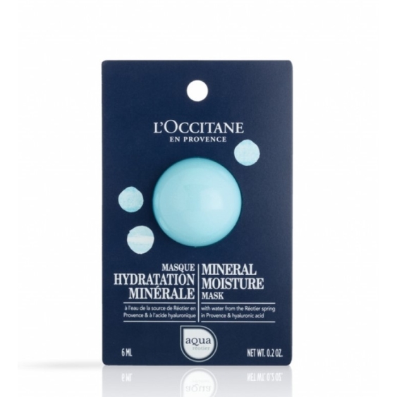 L'Occitane Aqua Réotier Masque Hydratation Minerale - Monodose 6ML